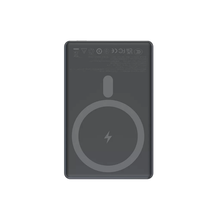 Devia - 5,000mAh 20W PD MagSafe Metal Mini Digital Powerbank - Space Grey