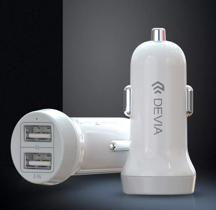 Dual Port Car Charger DEVIA Type A