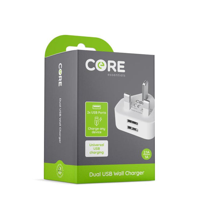 Dual USB Wall Charger Core