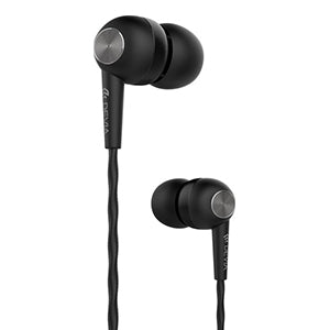 Devia - In Ear Stereo Earphones With Microphone - Black